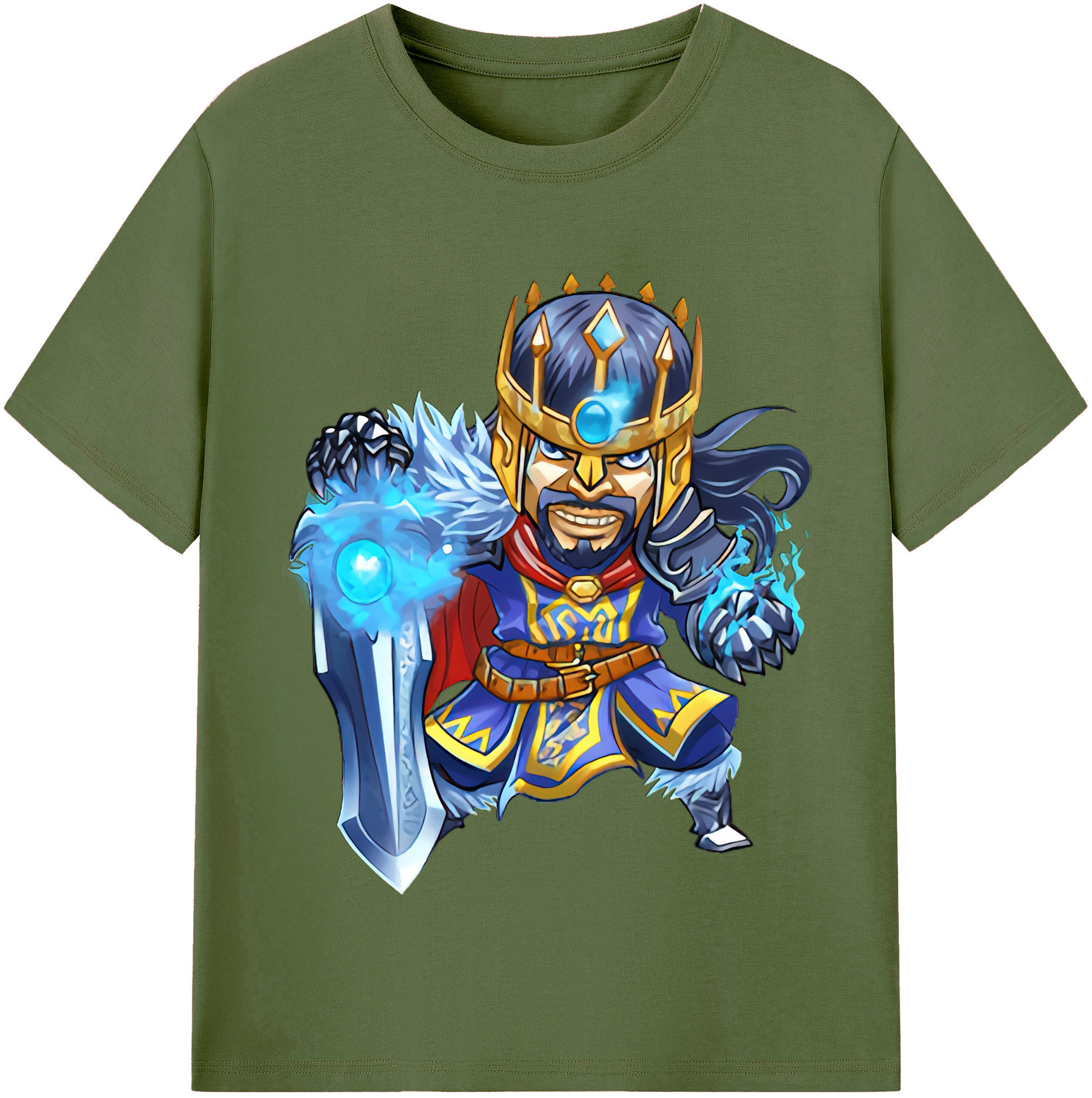 リーグ・オブ・レジェンド League of Legends LOL 綿100％半袖Tシャツ（フロントプリント）